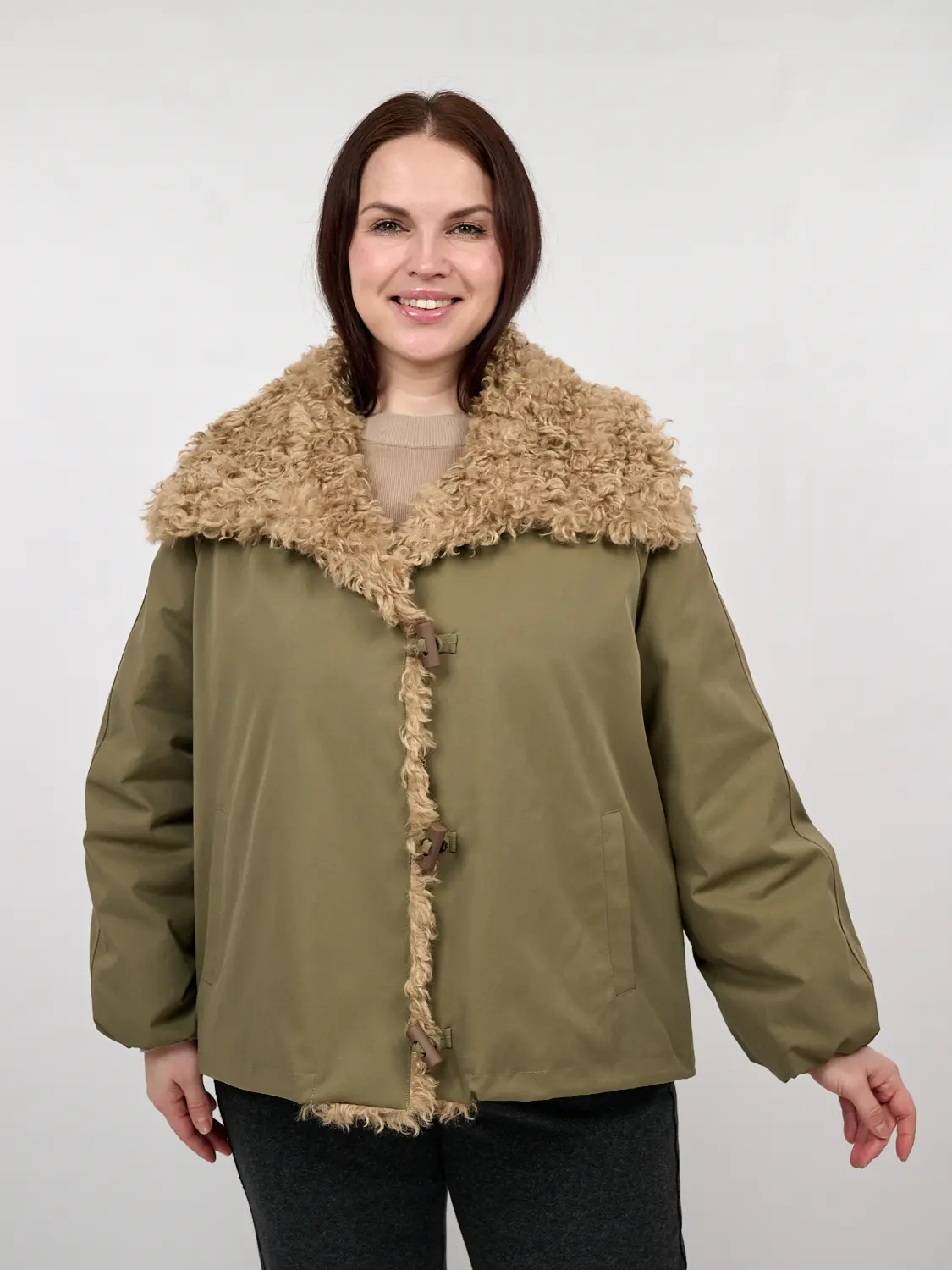 Дублёнки для +size 😍