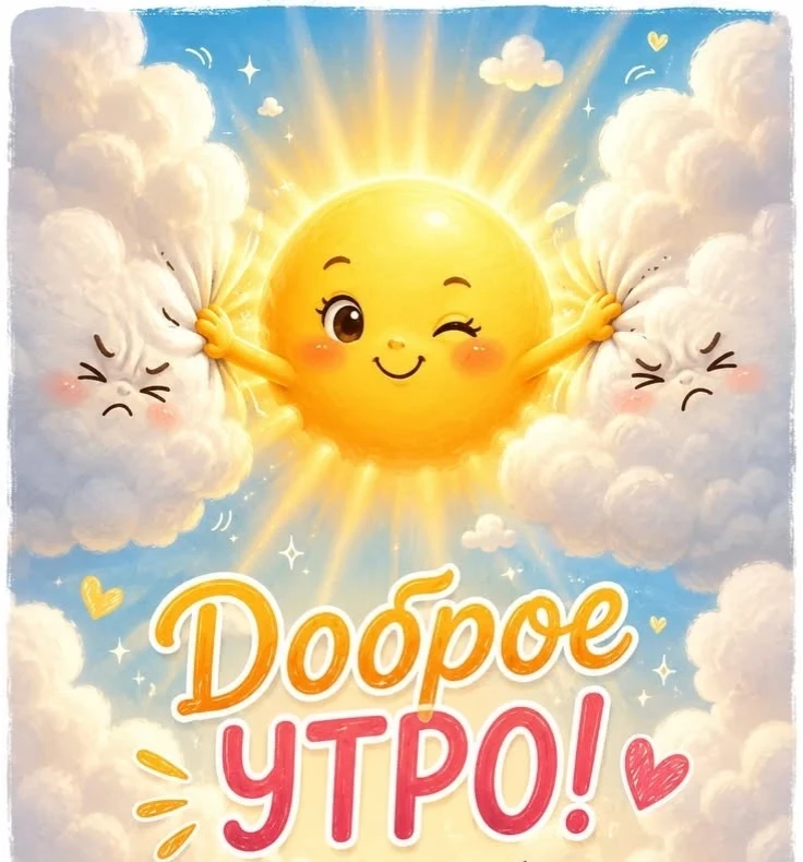 Доброе утро, если солнышко вам уже подмигнуло – это знак. День будет успешным: пробки р...