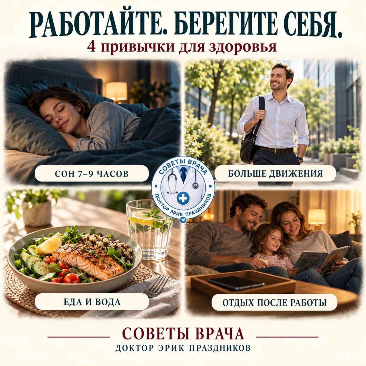 🩺 КАК РАБОТАТЬ И СОХРАНЯТЬ ЗДОРОВЬЕ: СОВЕТЫ ВРАЧА