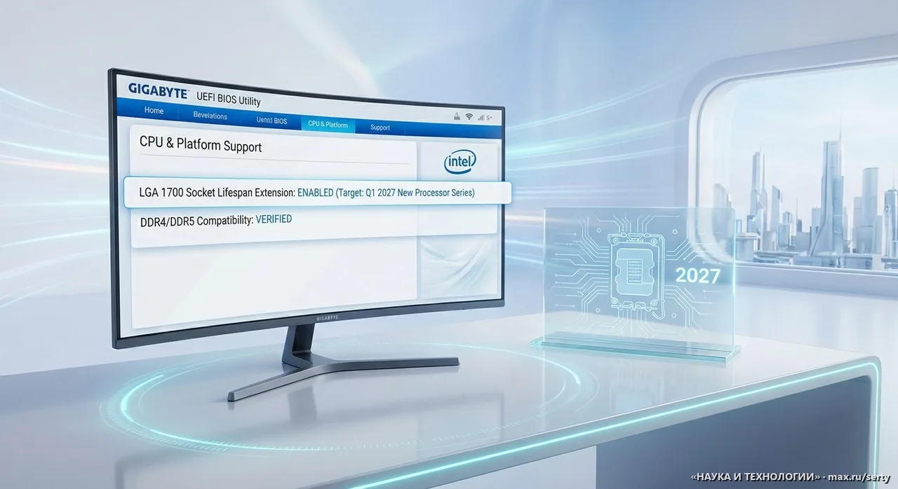 💻 Intel продлевает жизнь LGA 1700 — новые процессоры в начале 2027 года