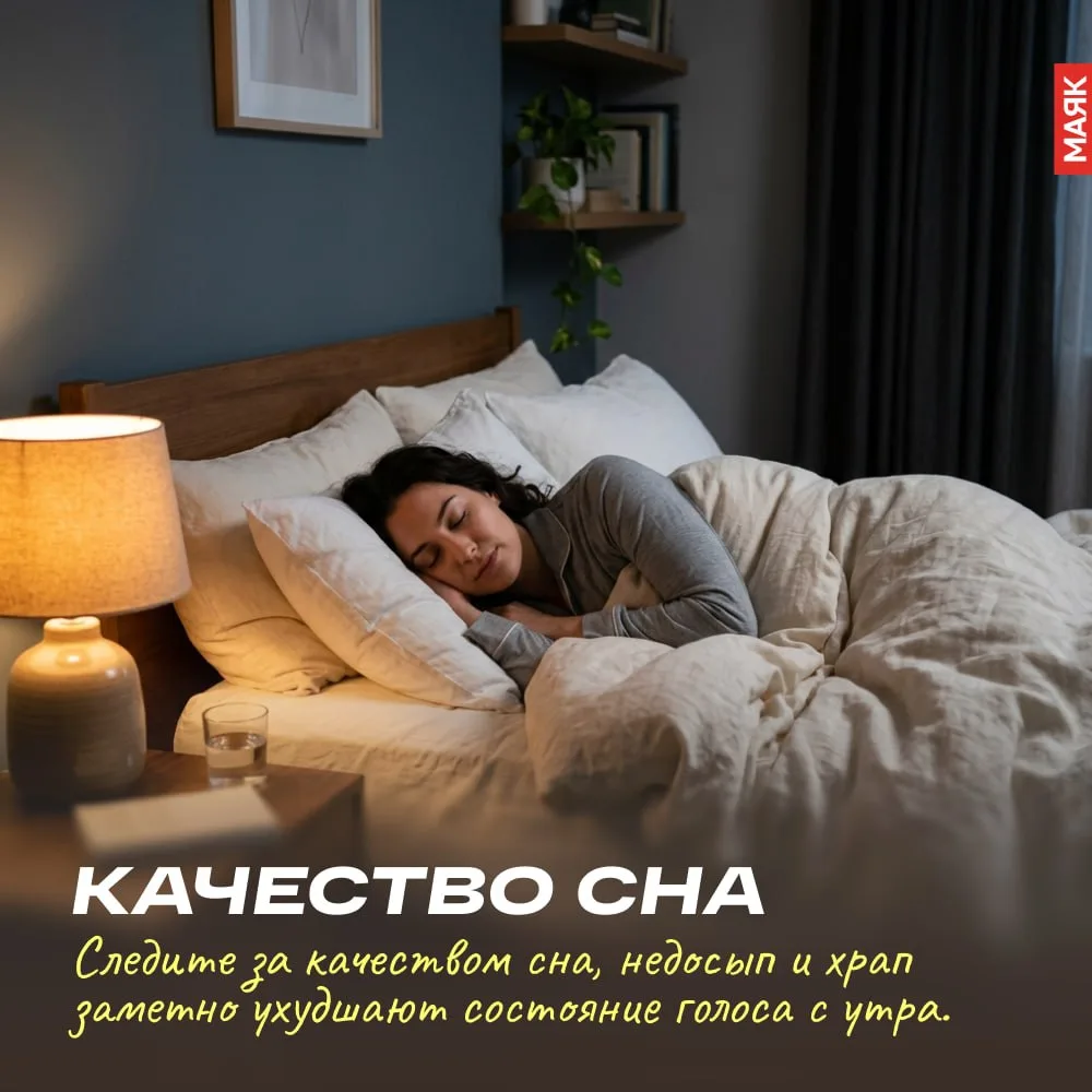 🗣 Утреннее изменение голоса — это в большинстве случаев естественное физиологическое с...
