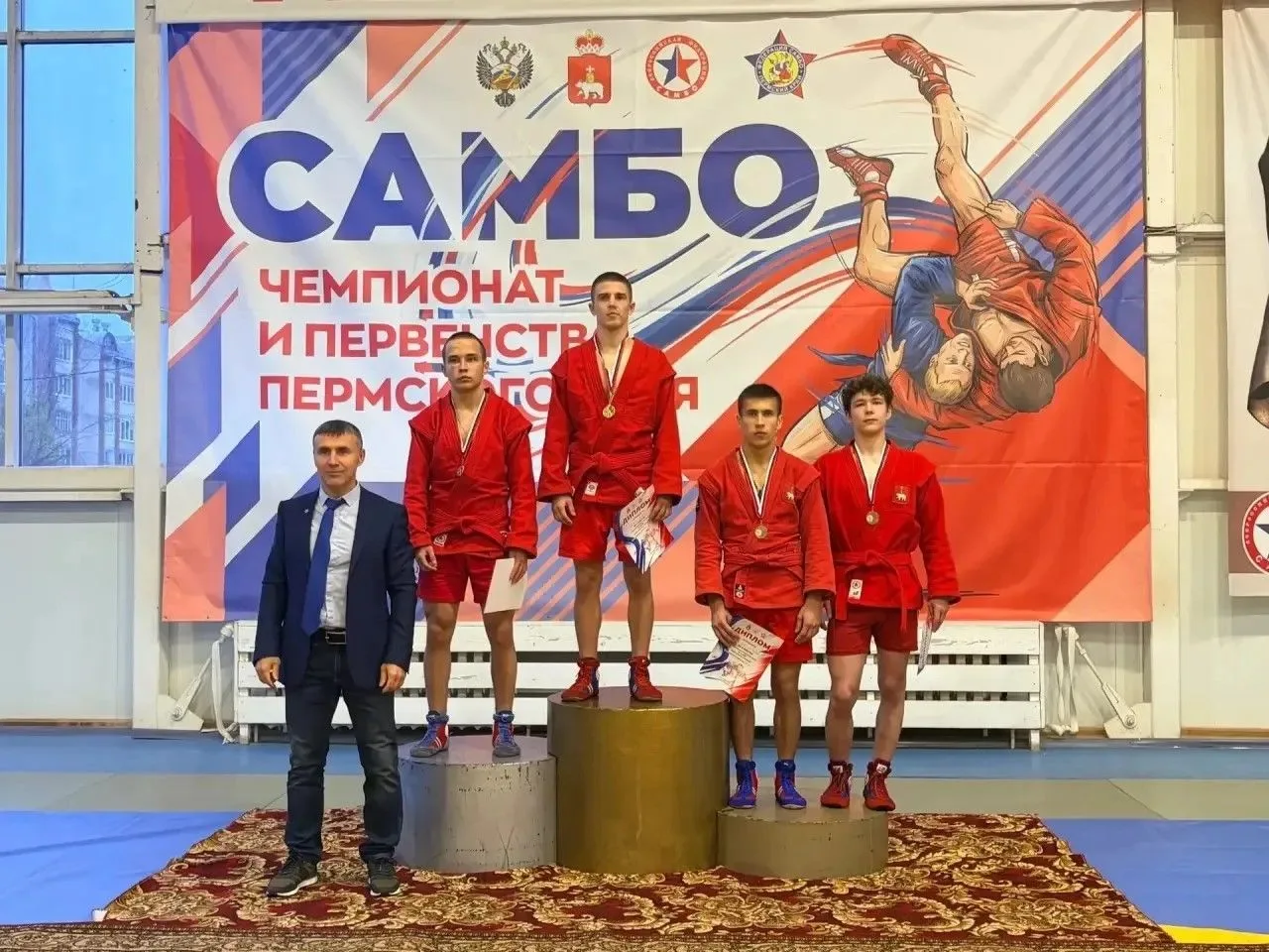 Курсант Пермского института ФСИН России стал призером Чемпионата Пермского края по самбо