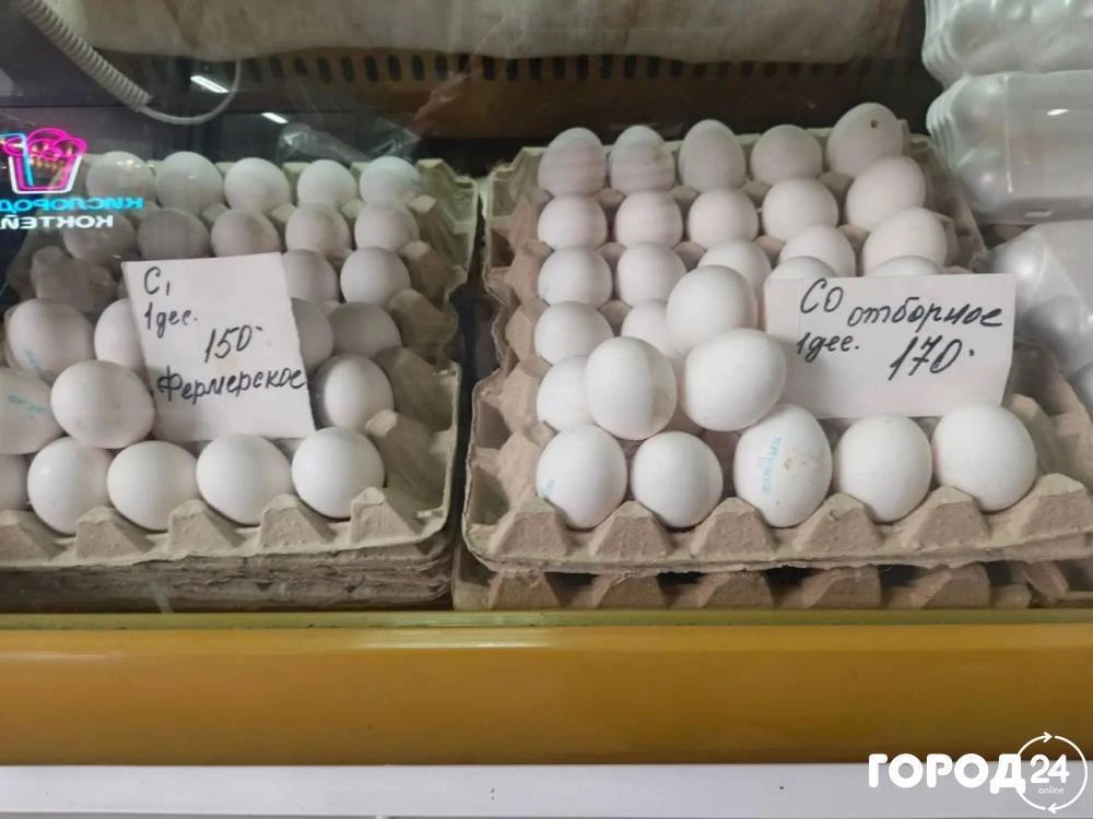 🥚 Феодосийский рынок: цены на яйца