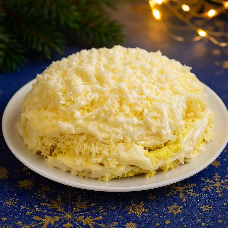 КАЖДЫЙ СЛОЙ СЛОВНО ОБЛАЧКО — МЯГКИЙ, НЕЖНЫЙ, ТАЮЩИЙ ВО РТУ. А СОЧЕТАНИЕ КОПЧЁНОЙ КУРИЦЫ...