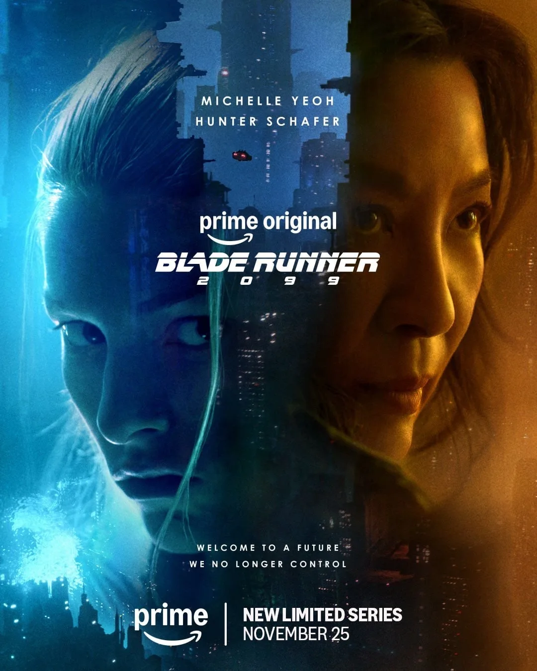 Представлен первый постер сериала «Бегущий по лезвию 2099» с Мишель Йео и Хантер Шафер ...