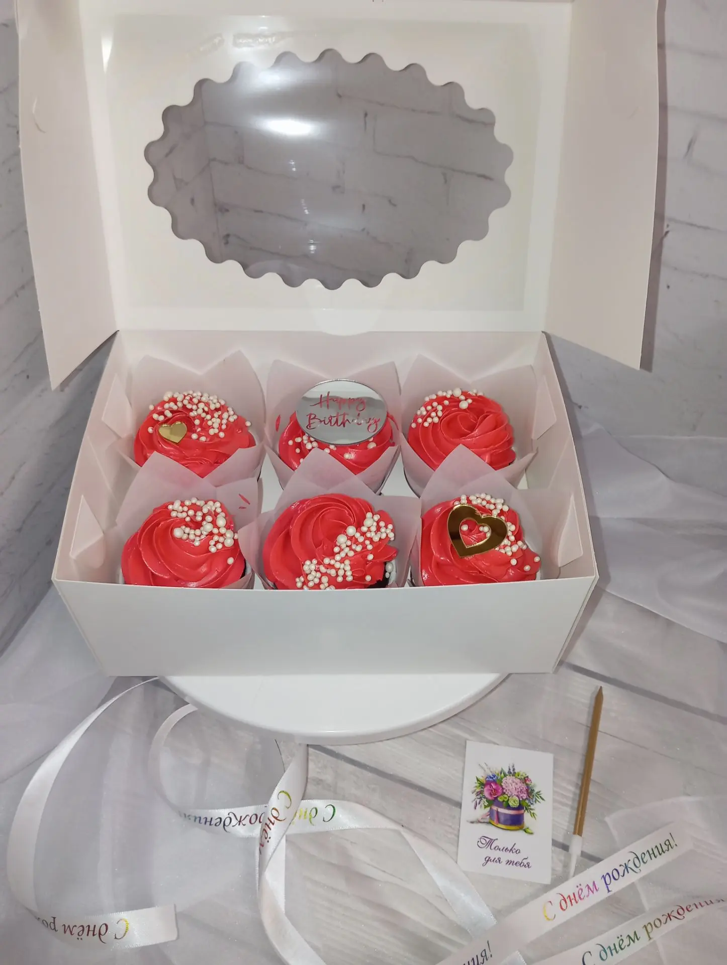 Капкейки  🍫+🍒