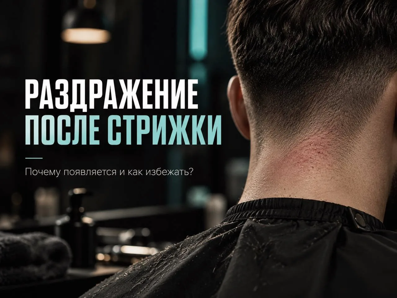 После стрижки появилось раздражение?