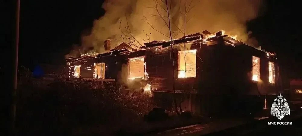 На севере Бурятии в пожаре погибла женщина