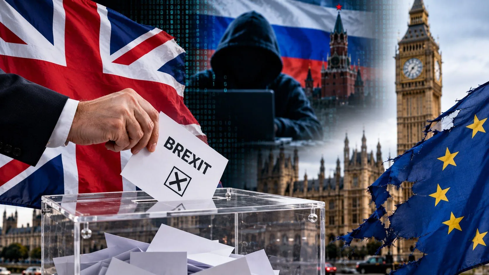 Россия вмешивалась в референдум о выходе Британии из Евросоюза в 2016 году (Brexit), за...