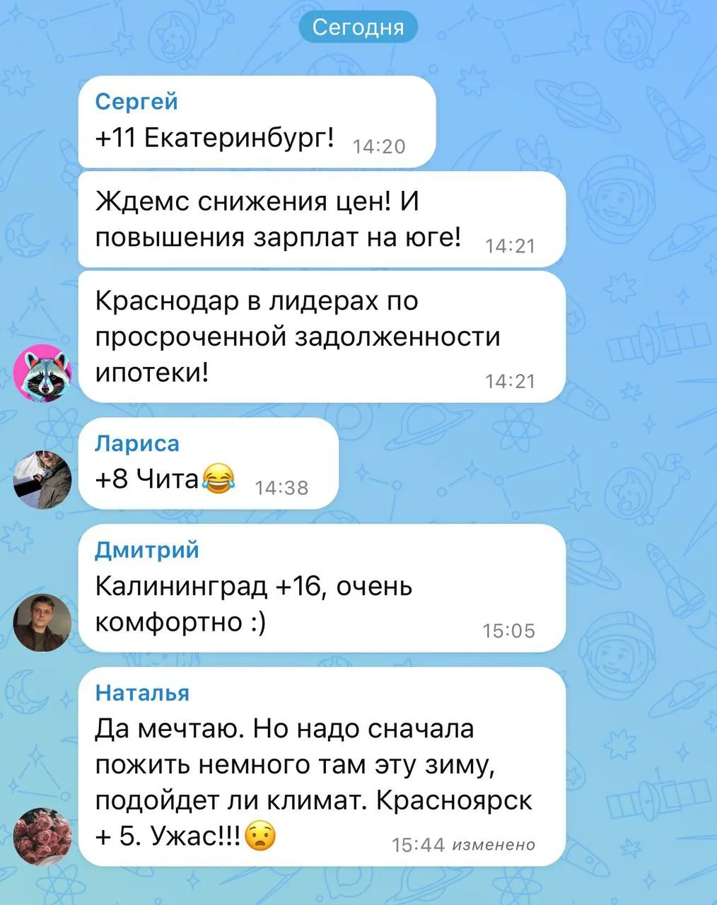 Прочитал ваши комментарии. Прохладно у вас, конечно 😢