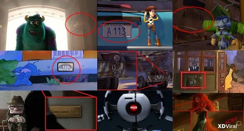 В каждом фильме Disney/Pixar появляется номер A113: он соответствует номеру классной ко...
