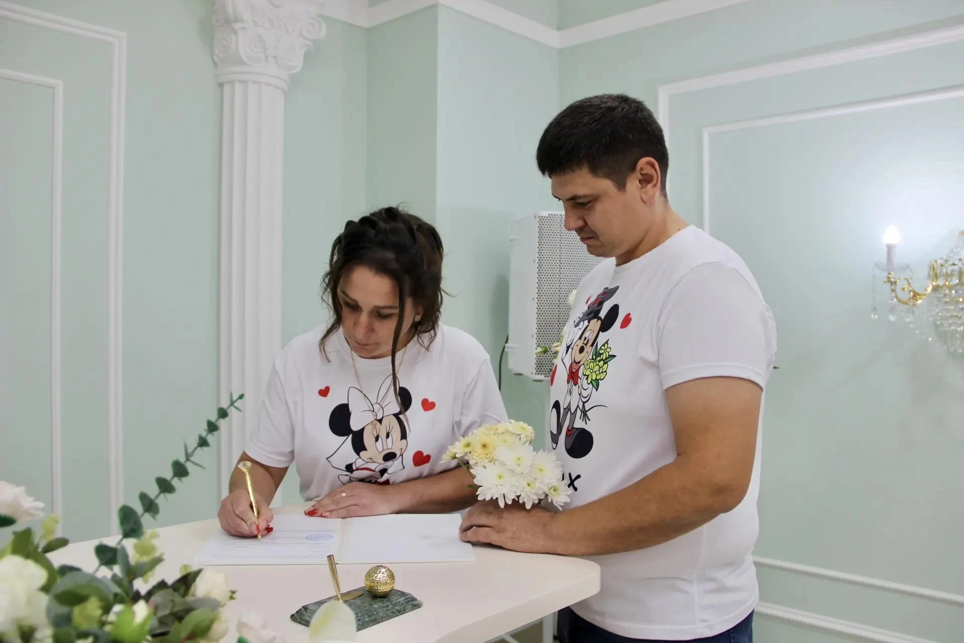 Новая история любви: в Ленинградском ЗАГСе сыграли первую свадьбу 💐