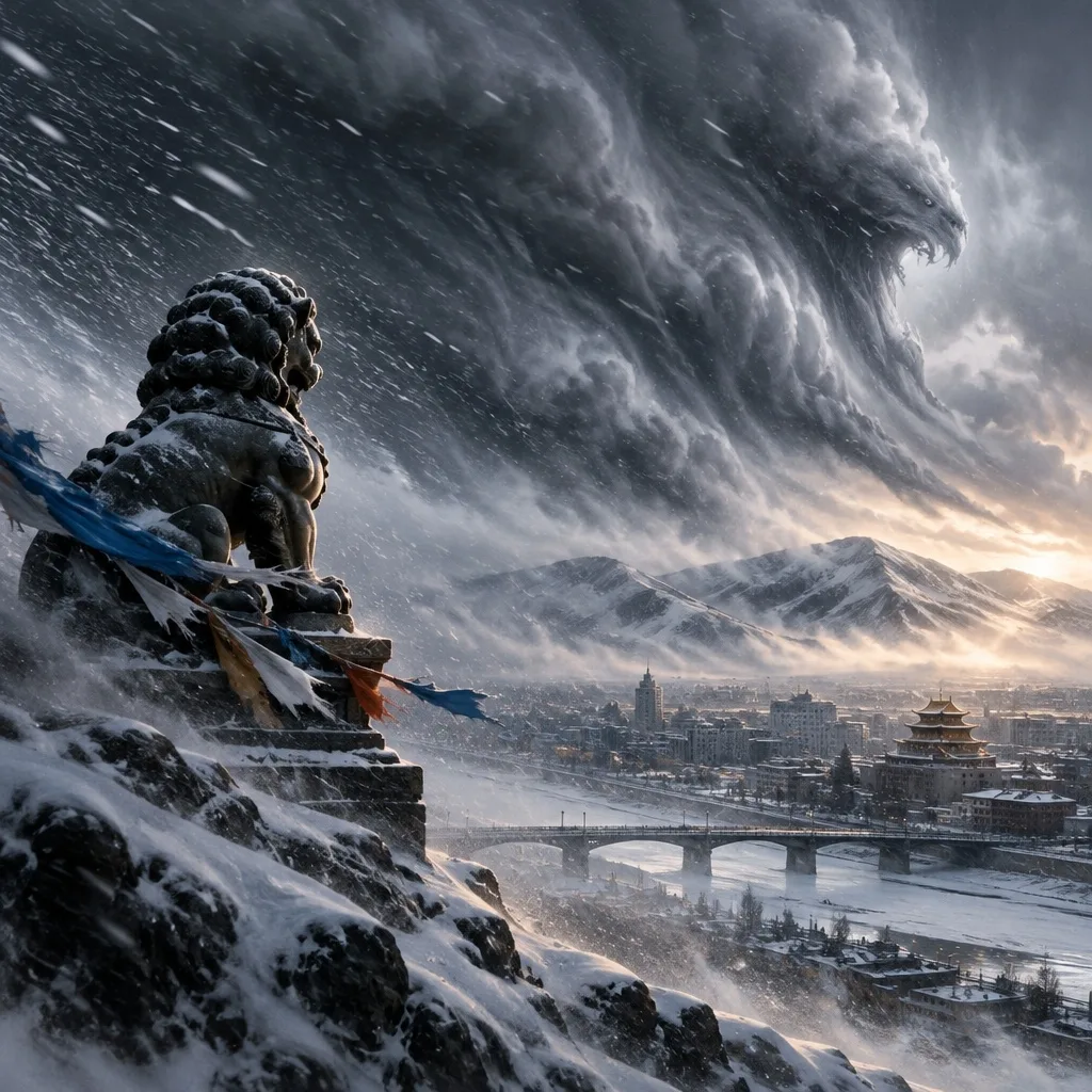 ❄️ Бурятию ждет сильный ветер и снег