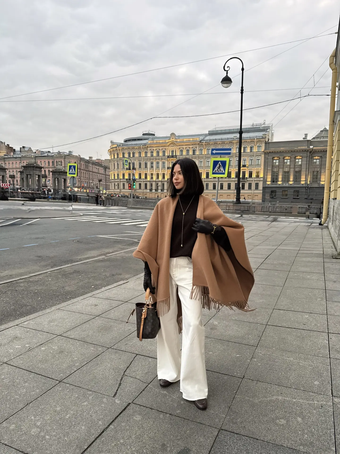 Как я люблю это пончо от Zara, образ с ним получается всегда шикарный  🥰  заказывала е...