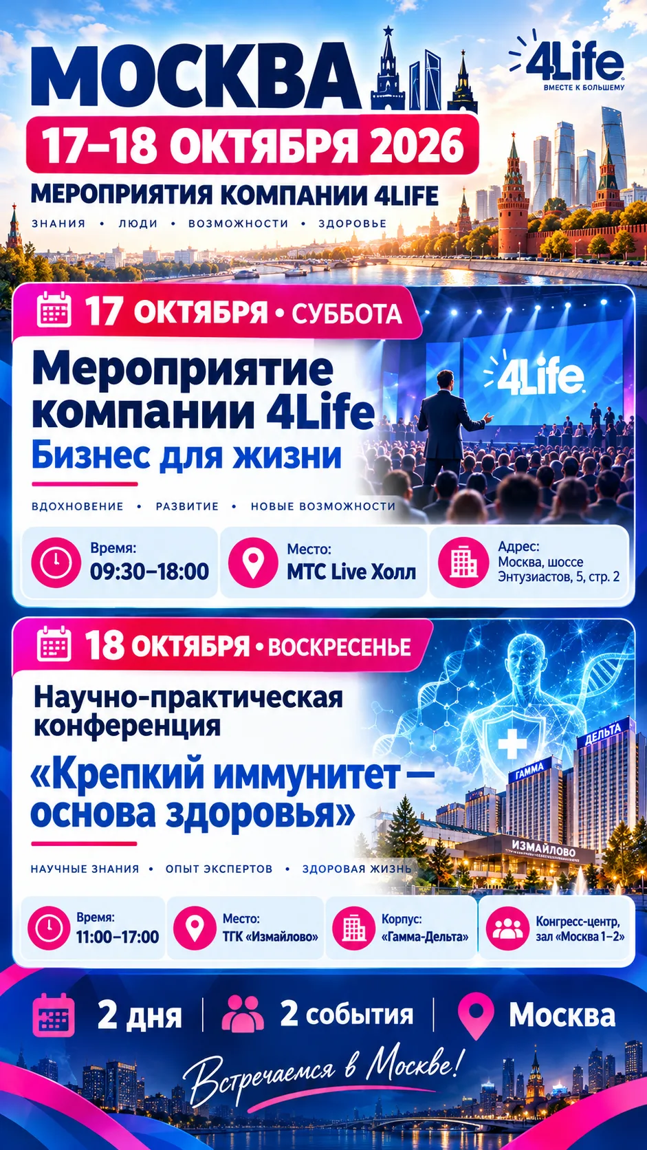 🔥🚀 МОСКВА-СИТИ, ГОТОВЬСЯ! 4LIFE ЕДЕТ ПОКОРЯТЬ СТОЛИЦУ! 🚀🔥