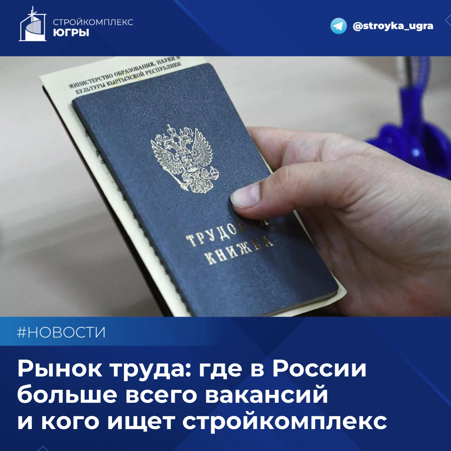 Рынок труда: где в России больше всего вакансий и кого ищет стройкомплекс