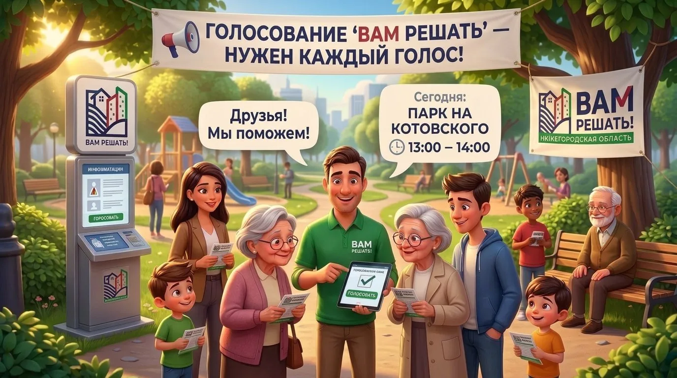 📢  ГОЛОСОВАНИЕ «ВАМ РЕШАТЬ» - НУЖЕН КАЖДЫЙ ГОЛОС!