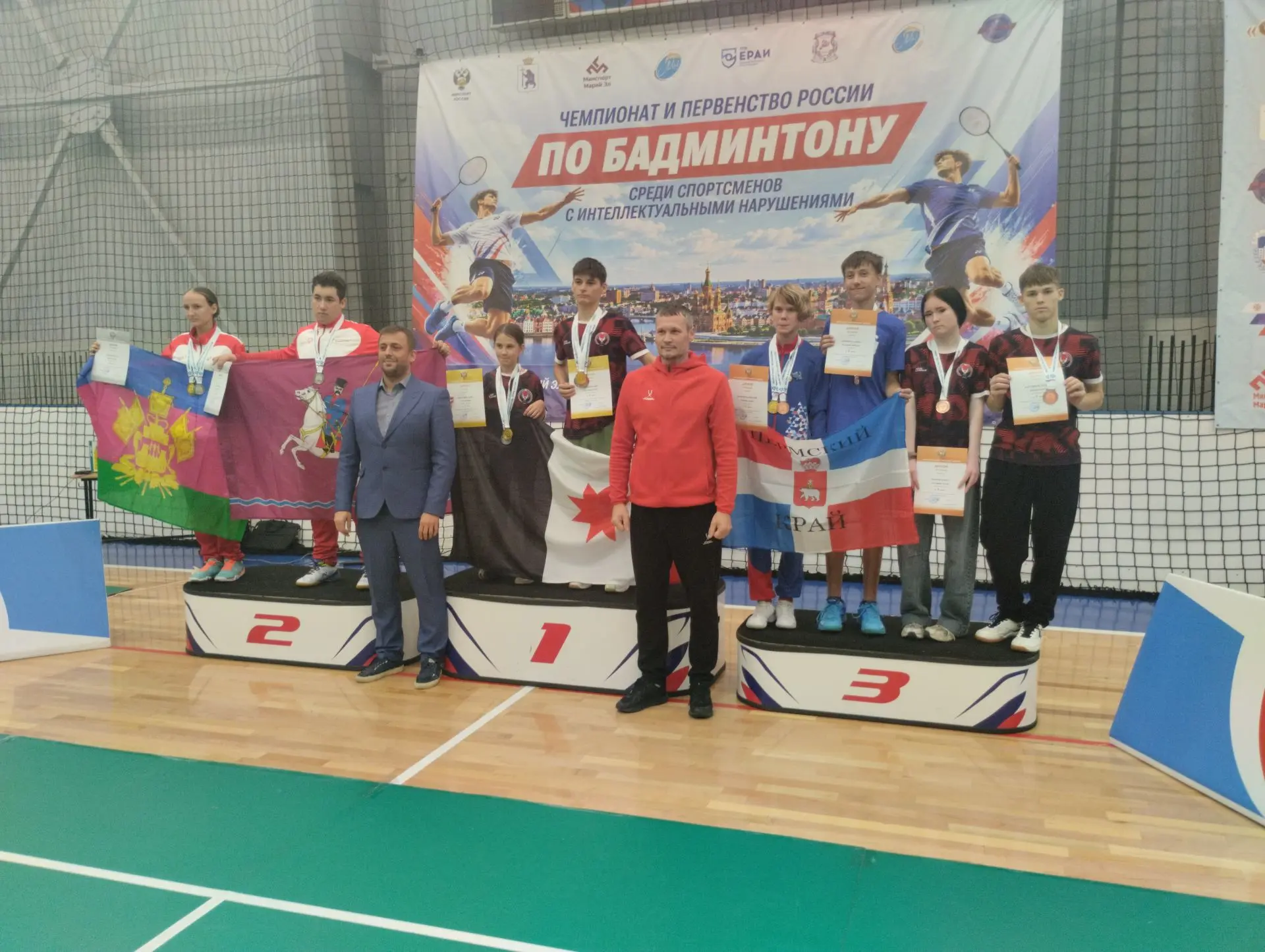 Спортсмены Удмуртии завоевали 21 медаль на Чемпионате и Первенстве России по бадминтону...