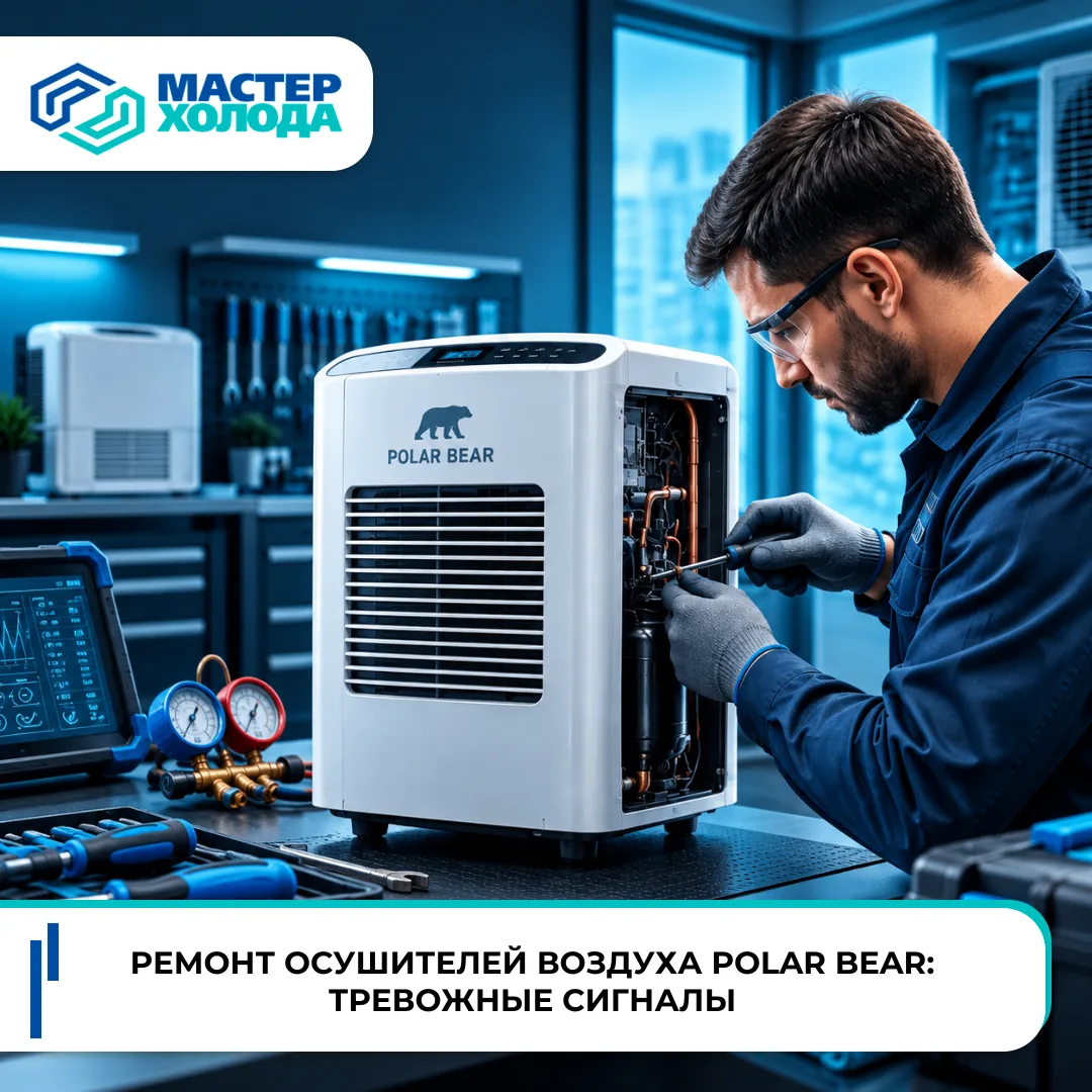 💧 Ремонт осушителей воздуха Polar Bear: тревожные сигналы