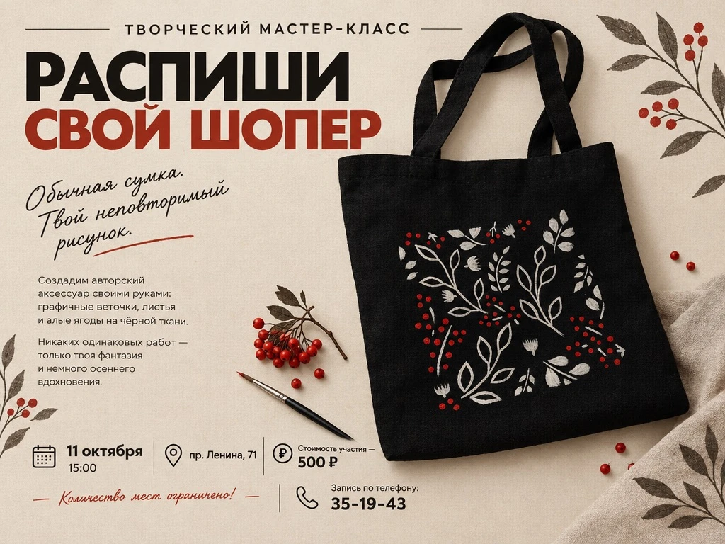 Хотите, чтобы ваша сумка была такой же уникальной, как вы сами? 🖤