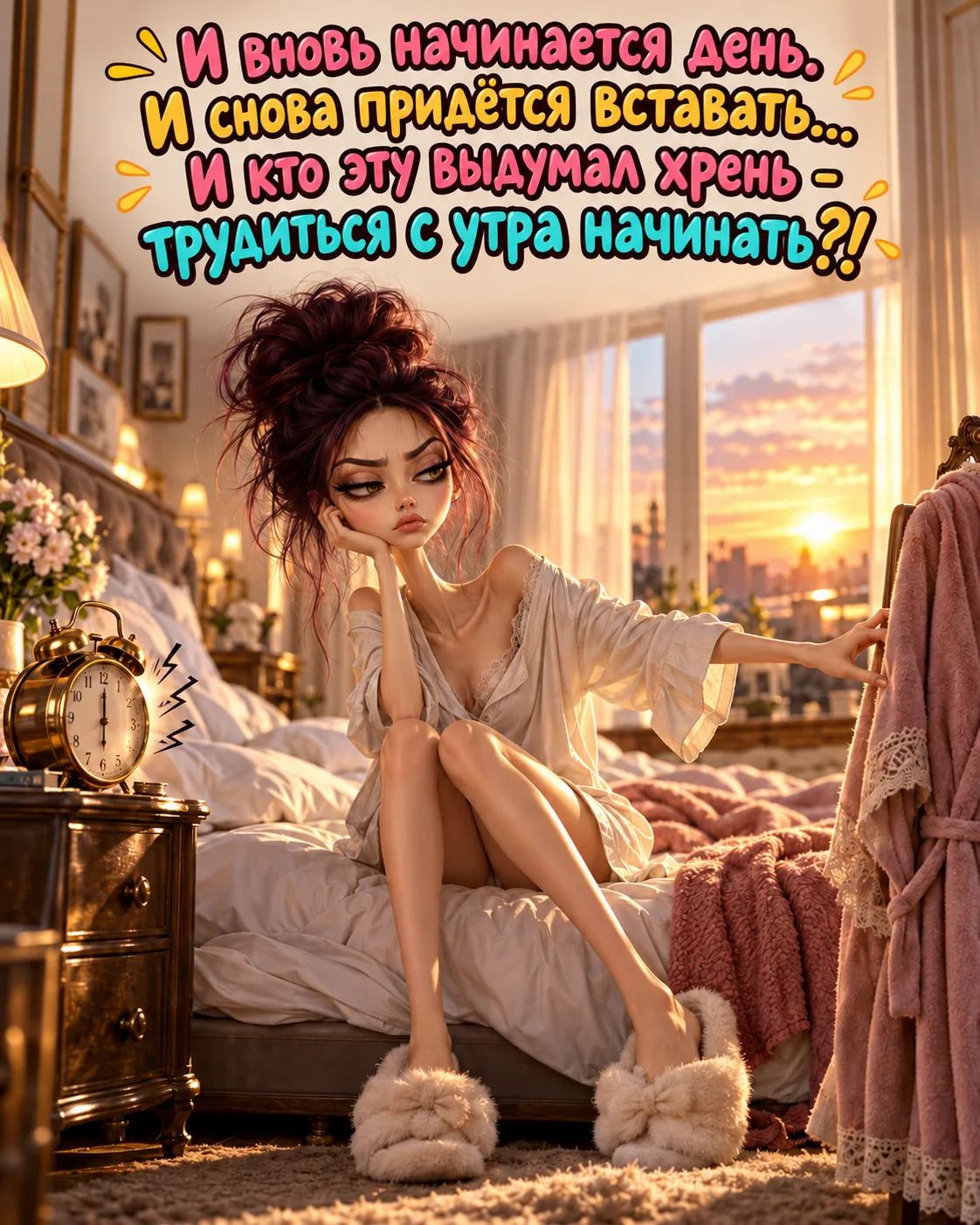 ☕ Каждое утро обещаю себе стать спокойнее и мудрее. Но потом просыпаются домашние, и эк...