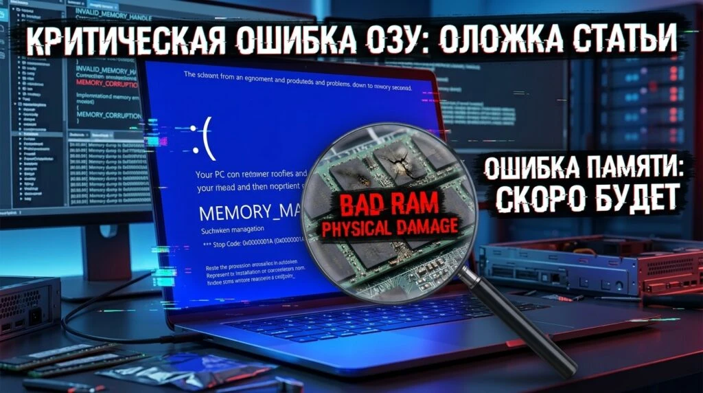 🤖 Синий экран MEMORY_MANAGEMENT: как исправить