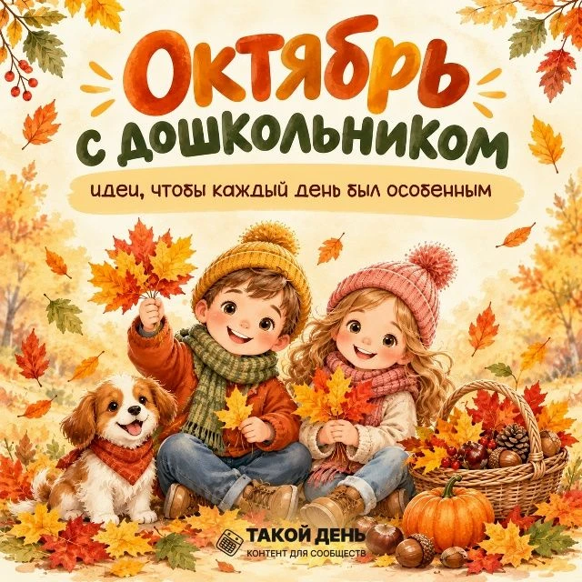 «Октябрь с дошкольником»