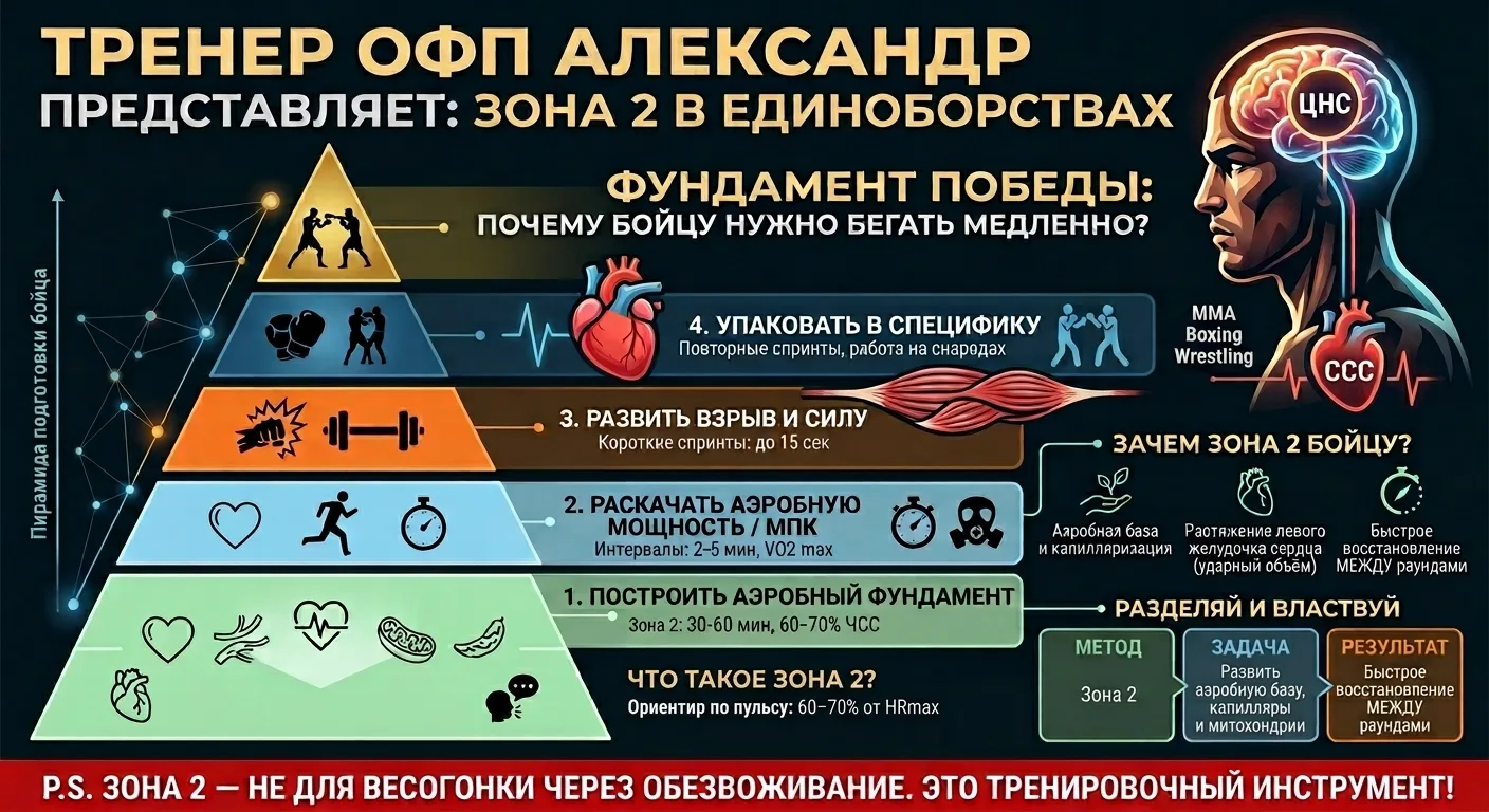 Среди спортсменов и тренеров до сих пор жив миф: «Хочешь быть выносливым в бою — паши н...