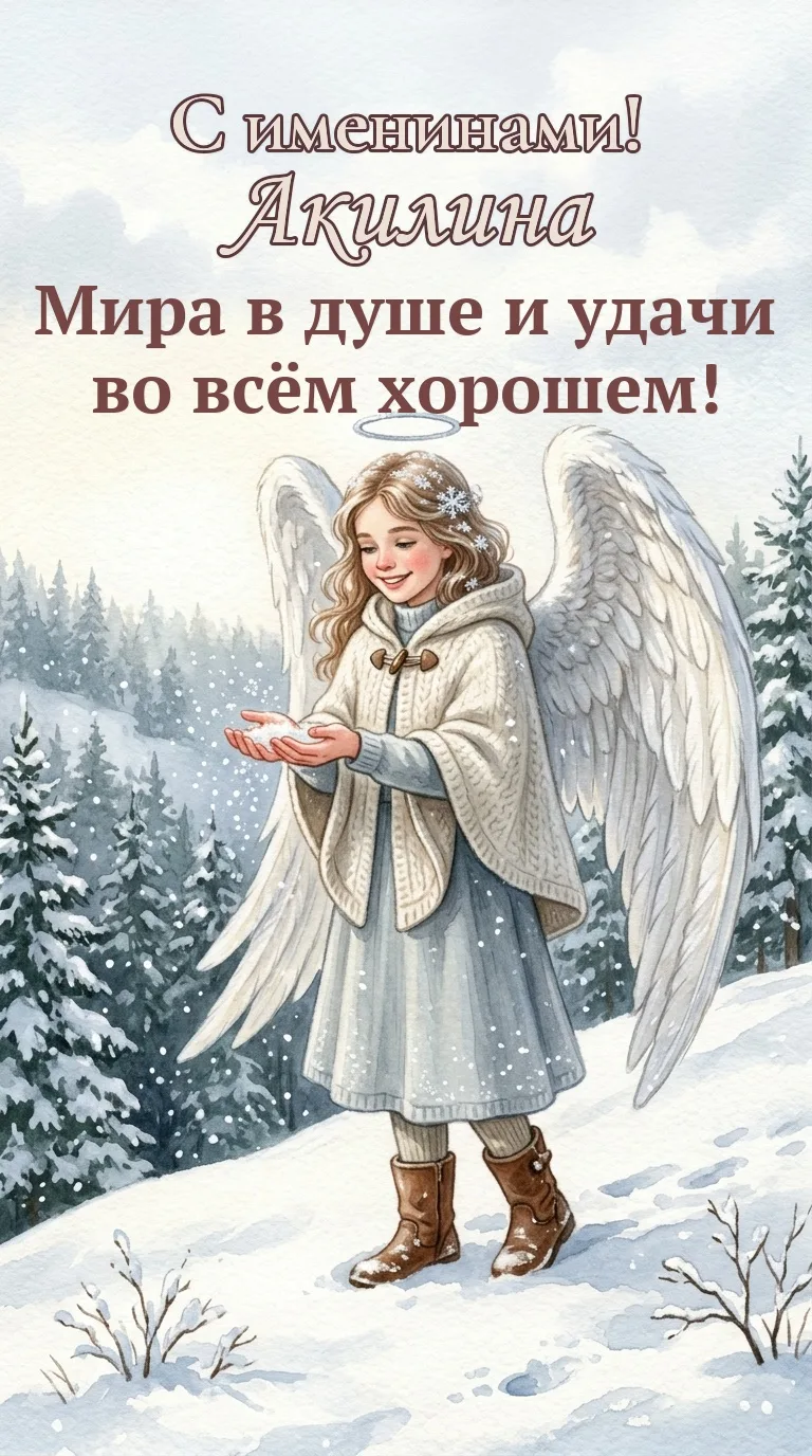 🤍 10 октября — Акилина, пусть ангел хранит!