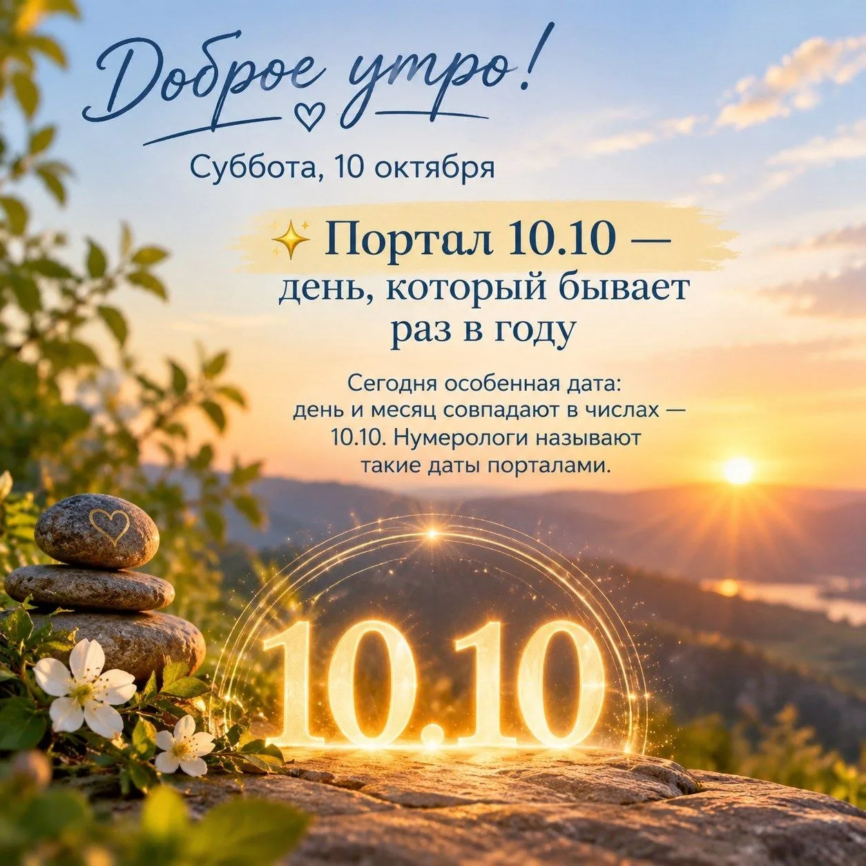 Доброе утро! Суббота, 10 октября