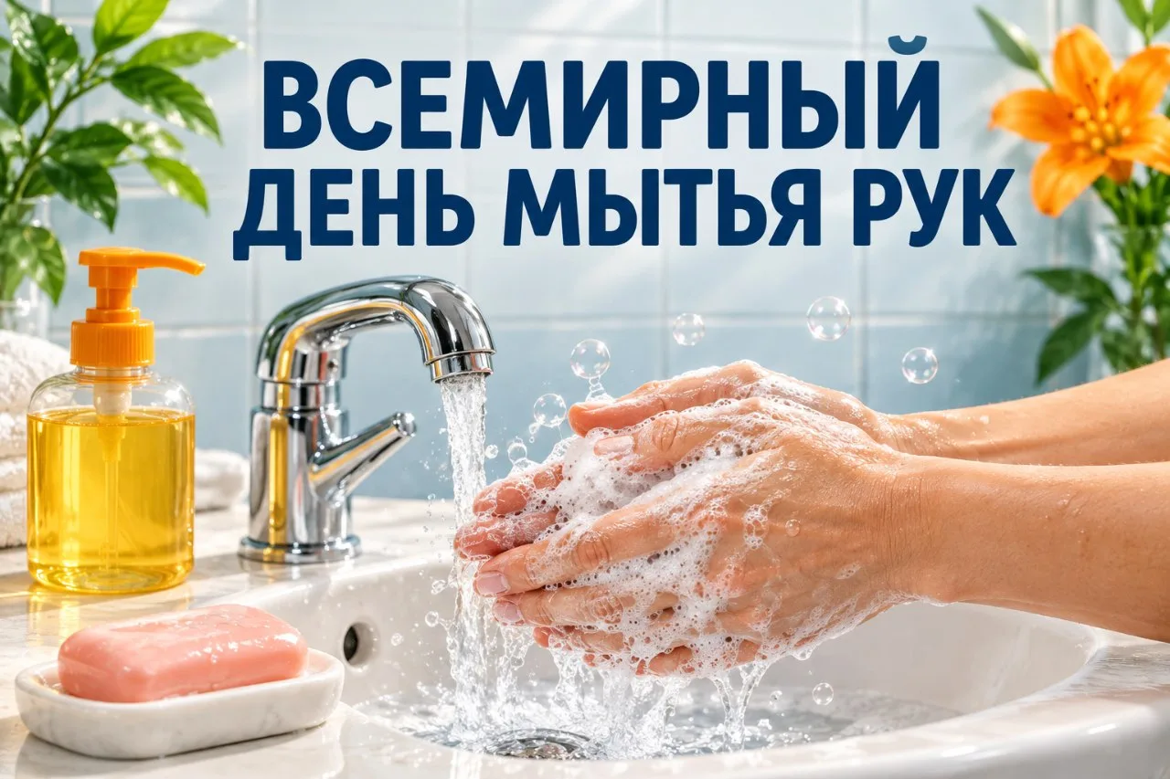 Сегодня отмечают Всемирный день мытья рук.