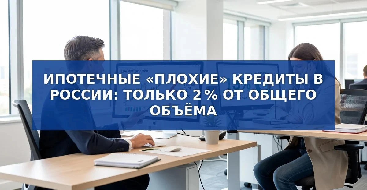 Ипотечные «плохие» кредиты в России: лишь 2 % от общего объёма