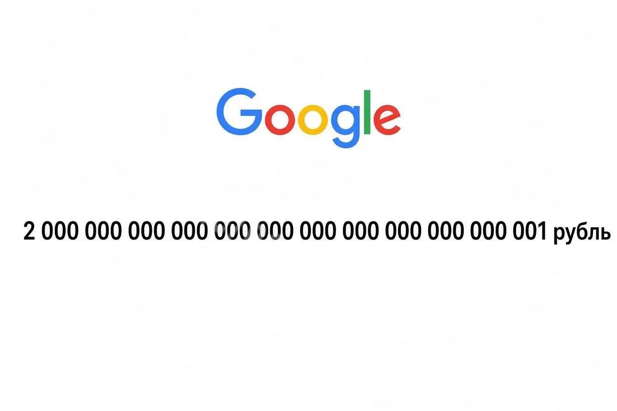 Google задолжал России уже больше, чем составляет весь госдолг США. Сумма требований до...