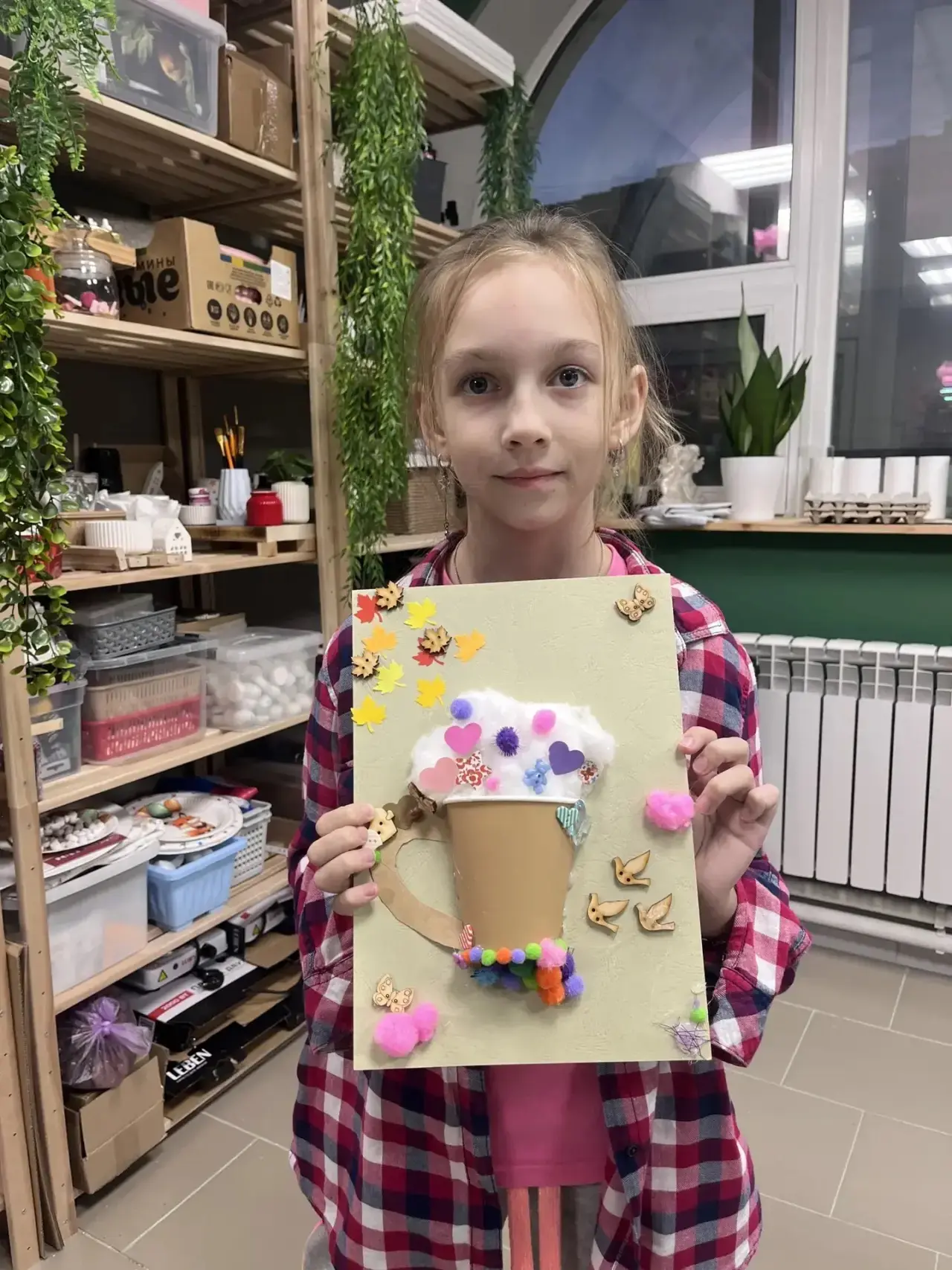 Совсем недавно у нас прошел МК  «Осенняя кружка с ароматным какао»🍫🍂