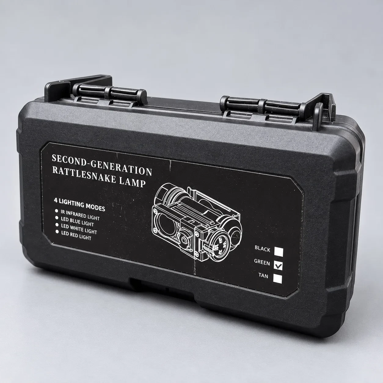 Тактический индивидуальный шлемный фонарь BOOIU Sidewinder GEN_3
