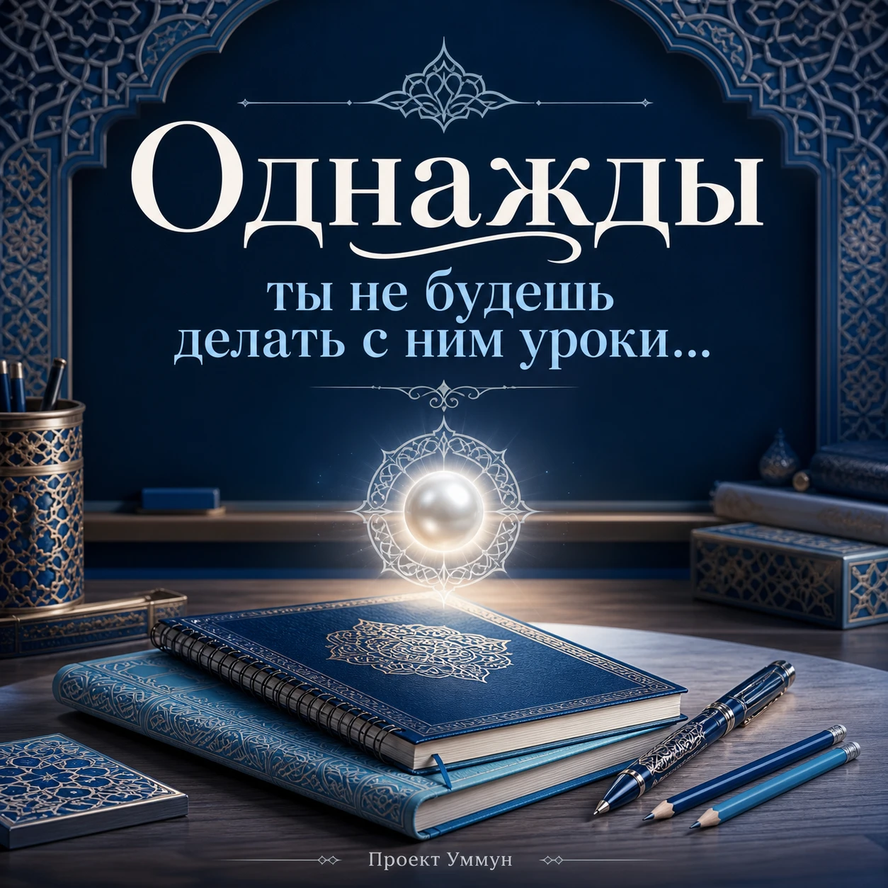 Однажды ты не будешь сидеть с ним над тетрадью. Однажды не будешь повторять одну и ту ж...