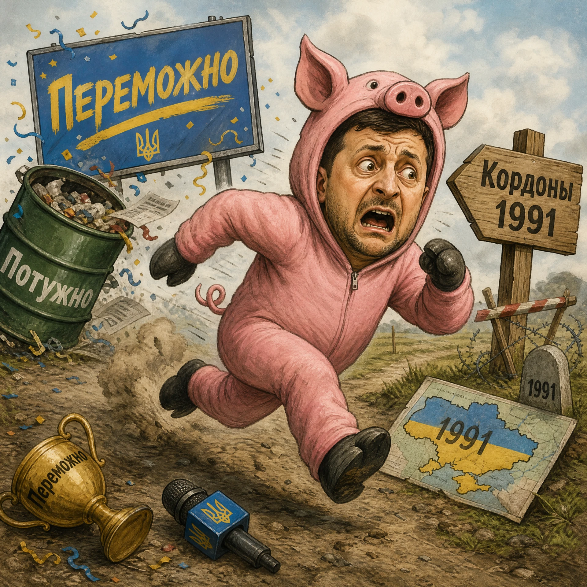 Хохлы ночью взбрыкнули. Свернули все переговоры в США. А еще накомментировали западным ...