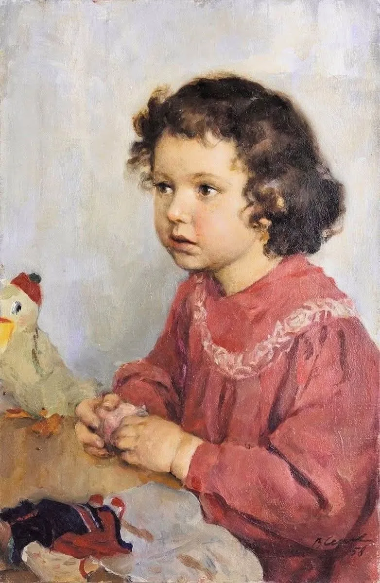🎨 Тихий мир детства: История одного шедевра