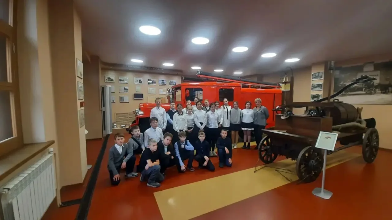 Ученики 5А класса отправились в настоящее путешествие в мир безопасности и посетили муз...