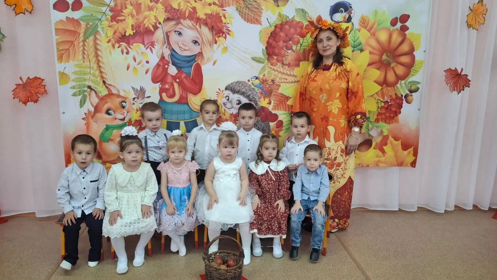 🍂🎉 Волшебство осеннего леса в детском саду "Радуга" г. Сурска! 🎉🍂