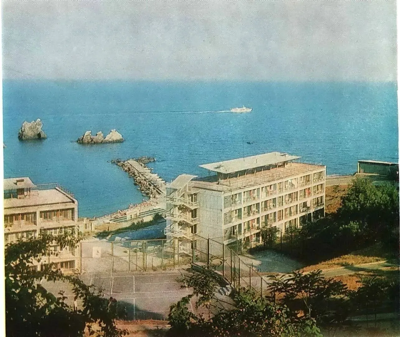 Алушта, санаторий «Утёс». 1968 год.