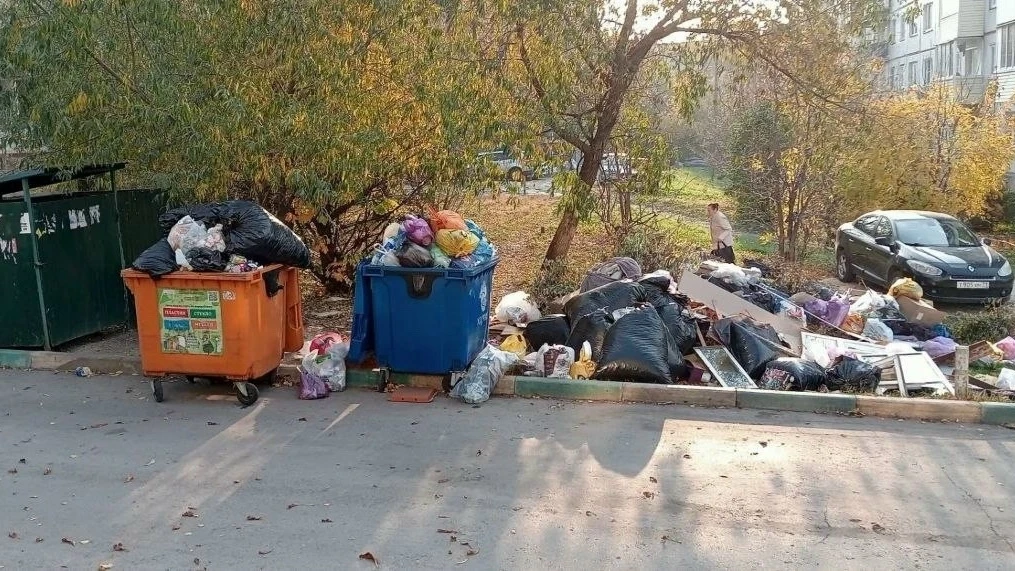 Местные жители жалуются на скопление мусора на Кутузова, 82