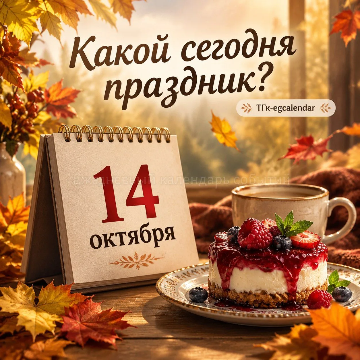 🗓 14 октября 2026 года, среда