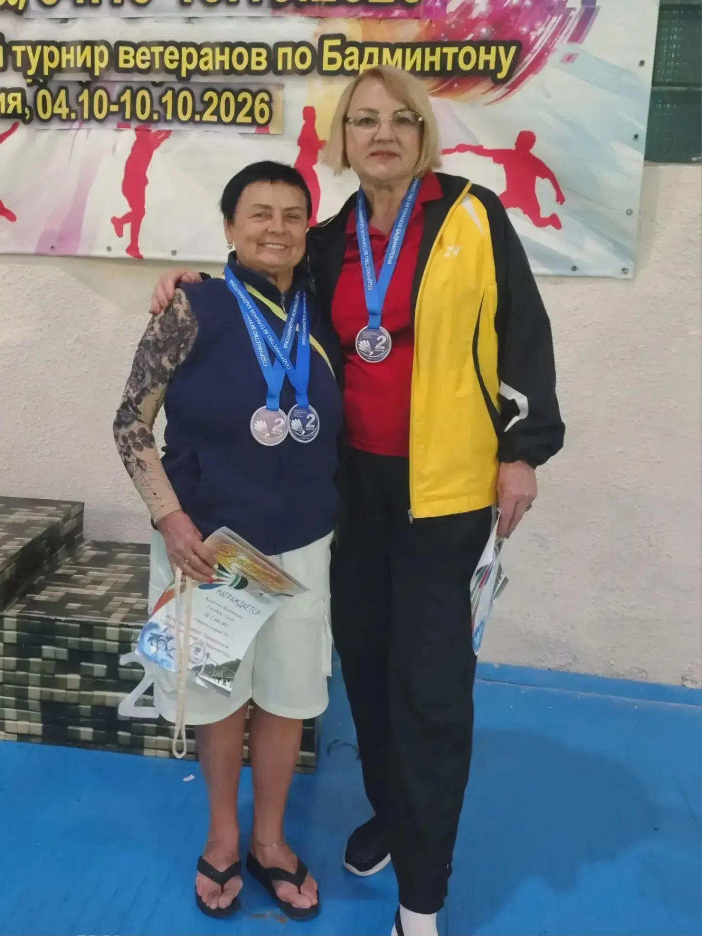 🏸 Три награды Валентины Колосовой