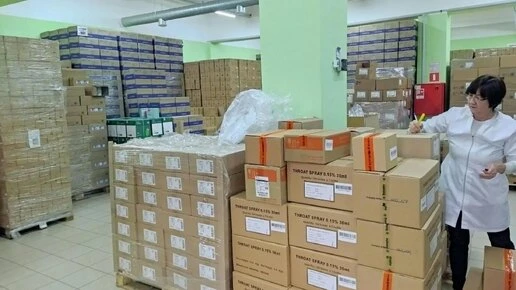 В Оренбуржье поступила гуманитарная партия лекарств весом три тонны
