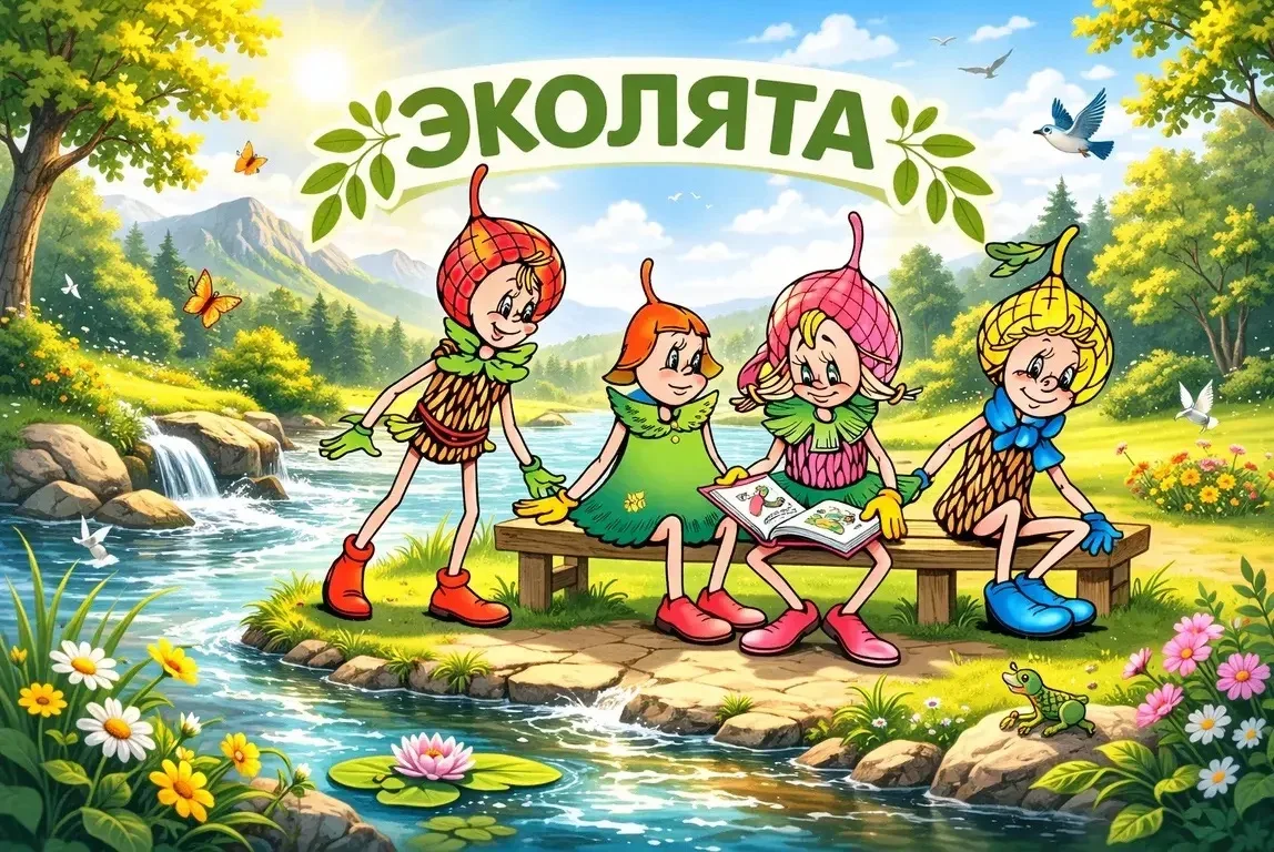 🌿 Эколята за раздельный сбор отходов! ♻️Друзья! Донецкий Республиканский эколого-натур...