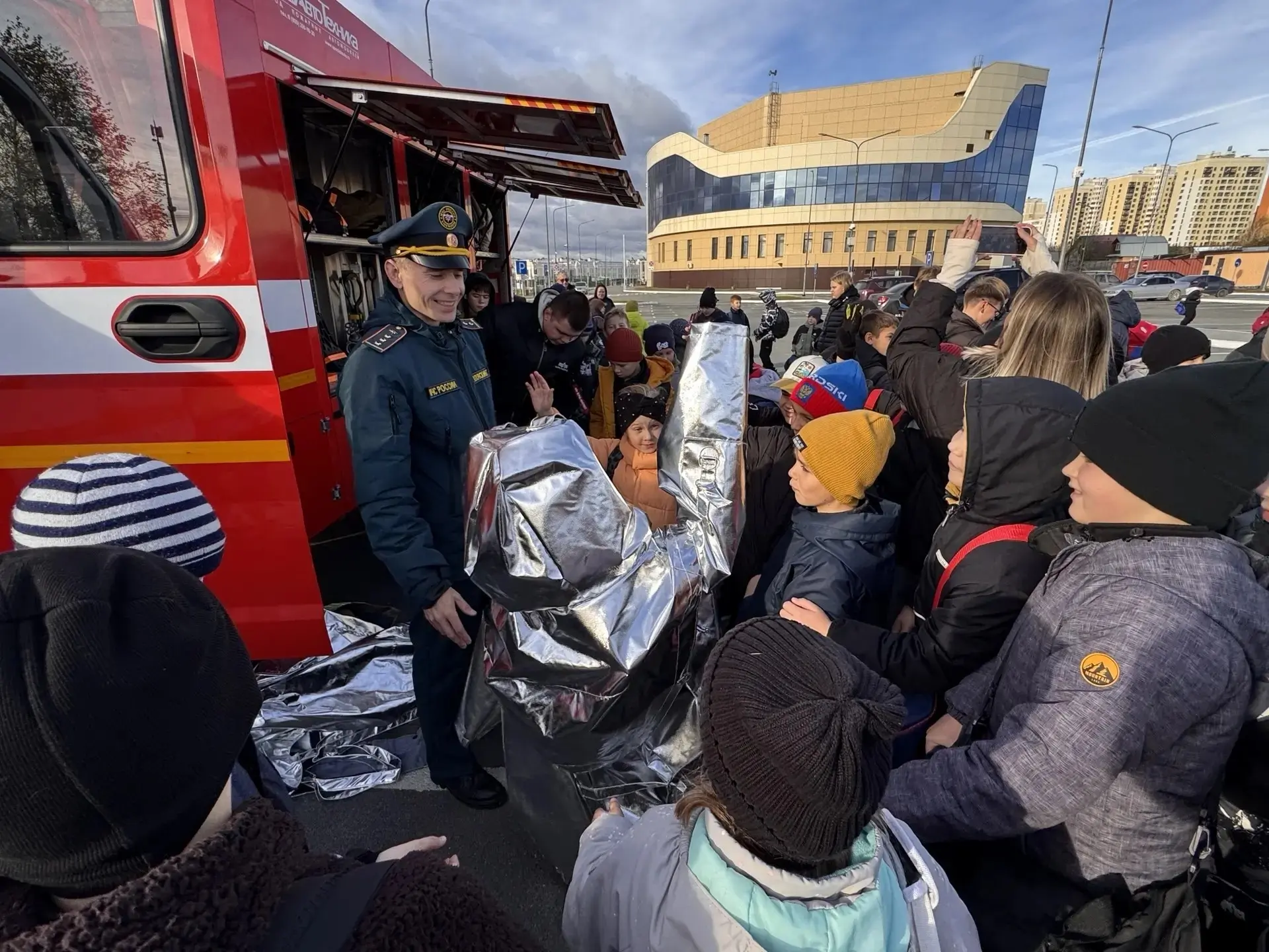 В спортивной школе единоборств прошёл открытый урок ко Дню гражданской обороны