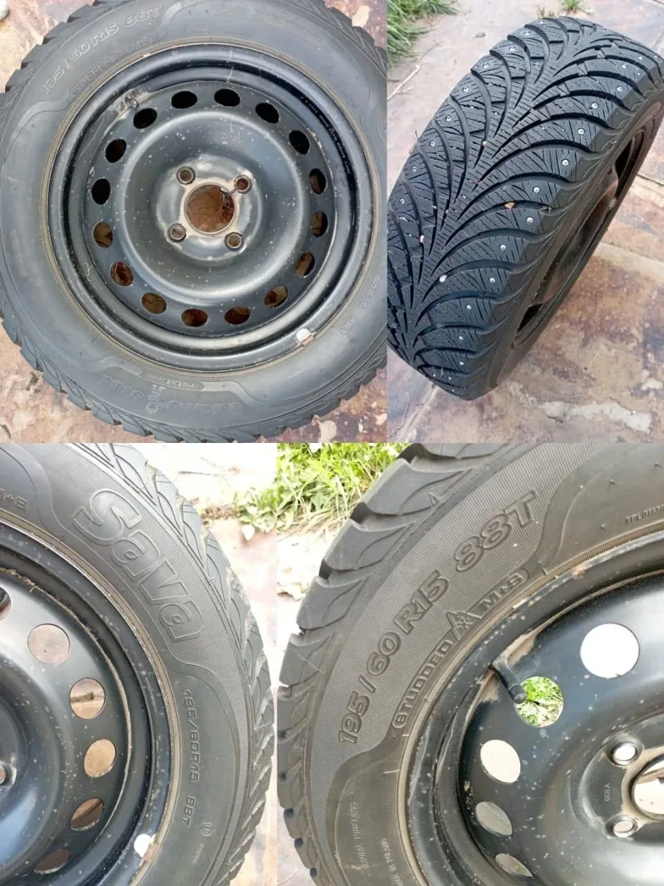 Продам зимнюю резину, б/у, штамповка R 15, в хорошем состоянии.