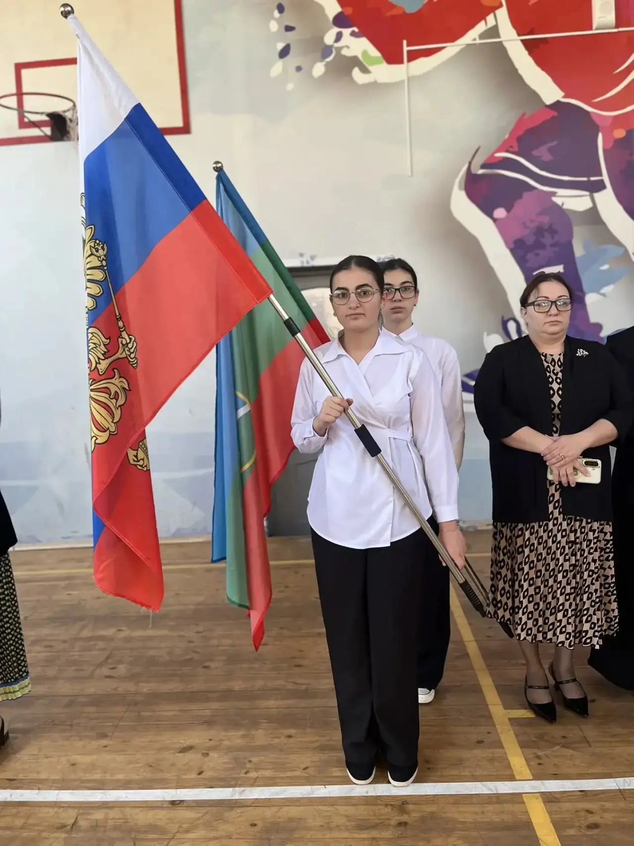 🇷🇺✨ Торжественная церемония внесения Государственного флага Российской Федерации ✨🇷🇺