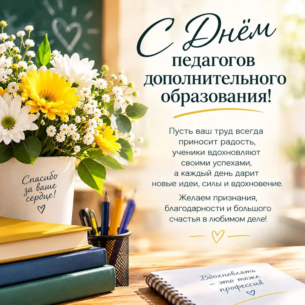 С днем педагогов дополнительного образования!